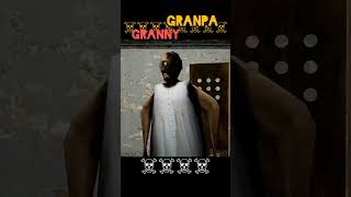 Granny amp granpa ☠☠☠☠🤔😱😱😱 grannygame horrorgame viralvideo shorts [upl. by Rolo]