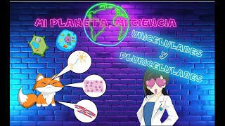 😻El mejor video de ORGANISMOS 🦠UNICELULARES🦠 Y 🐙PLURICELULARES🐸 LA CÉLULA 🗺🌎🌏 [upl. by Thisbee]