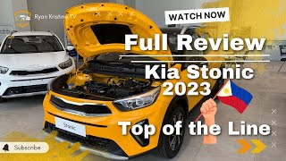 Kia Stonic 2023  14L EX AT  Top of the line  Full Review  RyanKristine [upl. by Ellirpa]