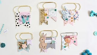 DIY Layered Embellished Paperclips [upl. by Selin]