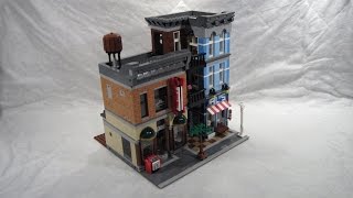 M4Xs Creations  Building Lego Creator  10246 Detectives Office [upl. by Bo984]