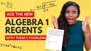 Ace the NEW Algebra 1 Regents in 2024 with These 5 Essential Problems [upl. by Attikin]