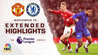 Manchester United v Chelsea  PREMIER LEAGUE HIGHLIGHTS  1132024  NBC Sports [upl. by Jenne]