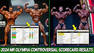 Reviewing the CONTROVERSIAL SCORECARD for Open Bodybuilding amp Classic Physique Mr Olympia 2024 [upl. by Enaid]