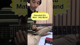 Haruskah ku mati  ada band cover gitar solo gitarcover gitarisindonesia [upl. by Ahsimet]