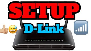 How to Setup DLink DSL Modem Router in 1 Minute [upl. by Luz]