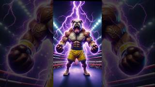 SUPER POWER DOG 😎 viral boxing ai ainexus [upl. by Ecarg]