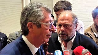 Tension entre Balkany et son avocat Dupont Moretti à la sortie de laudience  13 mai 2019 [upl. by Rebme]