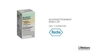 Accutrend Cholesterol Strips x 25 11418262165 [upl. by Dustie]