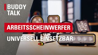 Universelle Arbeitsscheinwerfer mit verschiedenen Anschlussmöglichkeiten [upl. by Dosia]