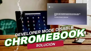 Error chromebook owner disable developer mode  SOLUCIÓN [upl. by Ocirrej]