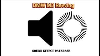 BMW M3 Revving Sound Effect [upl. by Favin]