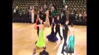 Peter Walker and Jessica Spink place 3rd in Open A ProAm Smooth at Emerald Ball Dancesport [upl. by Ardnauq624]