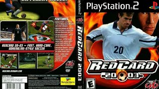 RED CARD 2003  O Futebol Que A Pancadaria come solta  Gameplay PS2  VALE APENA RELEMBRAR [upl. by Yornek254]