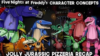 What Needs To Be In FNAF  Jolly Jurassic Pizzeria Full Story  FNAF  Character Concepts [upl. by Asirrak]