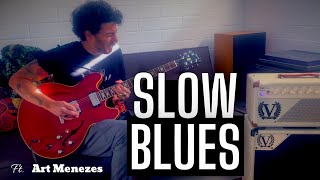 Super Slow Blues Guitar Backing Track C [upl. by Zahc915]