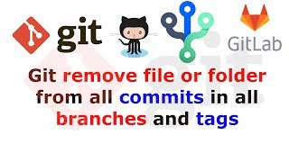 Git remove file or folder from all commits in all branches and tags [upl. by Eenhat925]