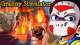 Granny Simulator  quotNEW HALLOWEEN MAP AND SECRETSquot With Animation intro [upl. by Animaj462]