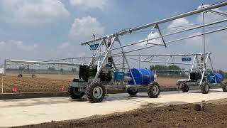 Irritech linear rainger irrigation system [upl. by Daley]