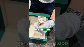 Unbox the Yellow Gold Rolex DayDate 40 with us rolex rolexdaydate goldwatch [upl. by Nahtonoj949]