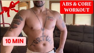 10 Min WEIGHTED ABSDumbbell Ab Workout for Skinny Guys Bulking [upl. by Trutko184]