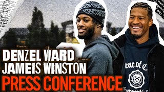 Denzel Ward amp Jameis Winston  Press Conference [upl. by Kennie]