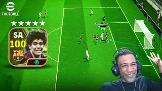 MARADONA 100 GRATIS Fazendo HUMILHOU KITOU eu POSSO PROVAR no eFootball 2024 Mobile [upl. by Tirma]