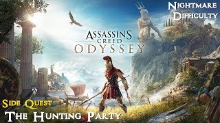 Assassins Creed Odyssey ★ Side Quest The Hunting Party Walkthrough [upl. by Arakihc280]