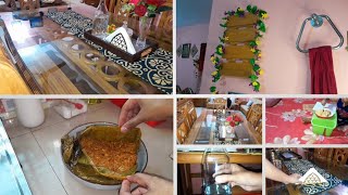 dining table organized 🍽 🪷 নাস্তা বানিয়ে টেবিল টা সুন্দর করে সাজিয়ে নিলাম 🌹🏠 কলা পাতায় মরিচ খোলা [upl. by Eki926]