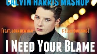 Blame  Calvin Harris Feat John Newman Lyrics 🎵 [upl. by Ullman]