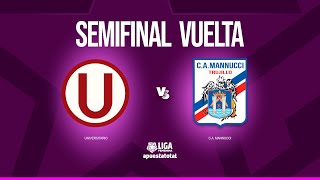 🔴 UNIVERSITARIO VS CA MANNUCCI  LIGA FEMENINA APUESTATOTAL 2024  Vive las SemisxNativa [upl. by Aitnis]