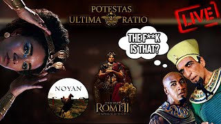 RUSKI i odziwo DOBRY mod  Potestas Ultima Ratio EGIPT  Legendarny Total War Rome 2 Stream🔴1 [upl. by Tomi]