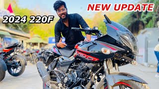 2024 BAJAJ PULSAR 220F NEW MODEL LAUNCHED  NEW FEATURES PRICE CHANGES [upl. by Aicnetroh]