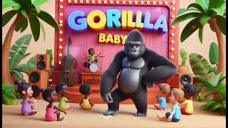 Gorilla Song for Kids  Fun Jungle Adventure  Animal Song  Nursery Rhymes amp Songs [upl. by Sasnak]