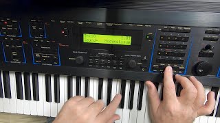 Ensoniq ZR76 Song Sequencing [upl. by Nnahsal]