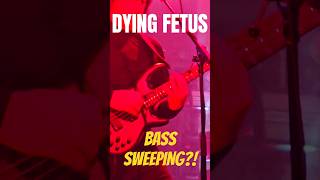 SWEEPPICKING on BASS Dying Fetus Style 🤘 metal [upl. by Ange]