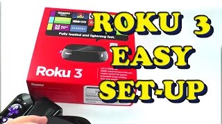 Setting up your ROKU 3 in MINUTES  no instructions needed [upl. by Adnolor]