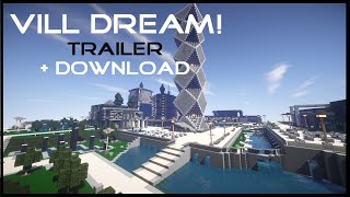 Minecraft Map  Trailer HD Vill Dream  Download [upl. by Macmullin]