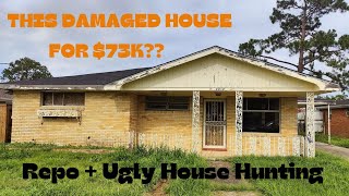 REPO  UGLY HOUSE HUNTING realestate fixandflip foreclosure sweatequity beforeandafter repo [upl. by Aiekan]