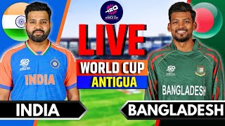 India vs Bangladesh T20 World Cup Match  Live Score amp Commentary  IND vs BAN Live  T20 WC 2024 [upl. by Clea51]