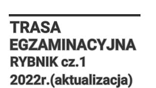 TRASA EGZAMINACYJNA RYBNIK 2022 cz1 [upl. by Ludewig208]