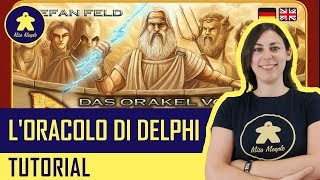 LORACOLO DI DELPHI  Gioco da Tavolo  Tutorial 28 [upl. by Roee122]