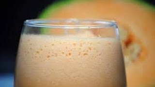 Muskmelon juice cantaloupe or kharbuja summer special [upl. by Caresa]