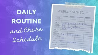 Our Daily Routine and Chores  How I Plan My School Year Part 4  Secular Homeschool Resources [upl. by Coveney]