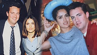 Salma Hayek Mourns Matthew Perry See Rare Footage From Fools Rush In [upl. by Tessy]