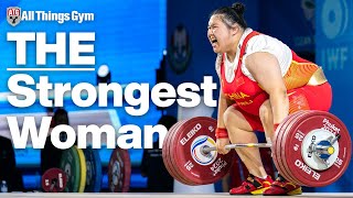 Li Wenwen Training Hall  145kg Sn 180kg CampJ at 2024 Weightlifting World Cup [upl. by Eisus]