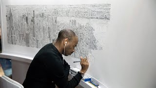 He Draws New York’s Skyline From Memory  The Daily 360 [upl. by Pavior529]