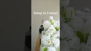 The Most Popular Flower Wall in 2024  Perfect for every Event Planner amp Wedding Organizer [upl. by Lecia]