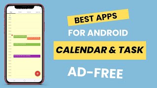 Best Free Calendar amp Task App for Android [upl. by Romalda]