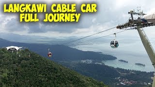 LANGKAWI CABLE CAR amp SKY BRIDGE  Malaysia  Full Journey Amazing Views [upl. by Teryl896]